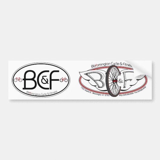 Bumperstickers BC&F DIY (Voorkant)