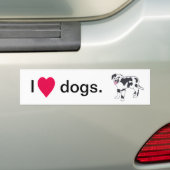 Bumperstickers met zwarte en witte potten (Op auto)