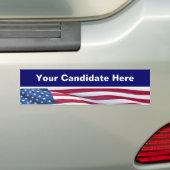 Bumperstickers van de verkiezingscampagne (Op auto)
