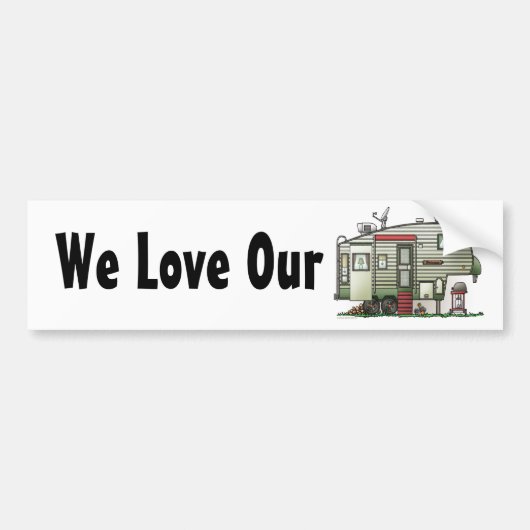 Bumperstickers van de vijfde wiel van de hoge Tech (Voorkant)