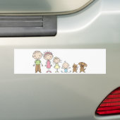 Bumperstickers voor gezinsstatistieken (Op auto)