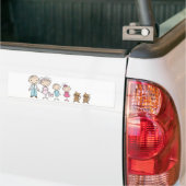 Bumperstickers voor gezinsstatistieken (Op Truck)