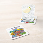 Bumperstickers voor hoogleraren kartonnen onderzetters (Insitu)