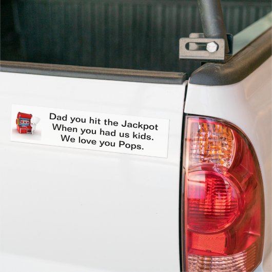 Bumperstickers voor papa (Op Truck)