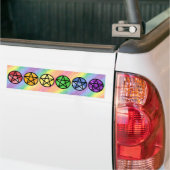 Bumperstickers voor regenboogpentakelen (Op Truck)