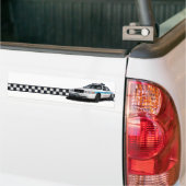 Bumperstickers voor Squad Checkerband (Op Truck)