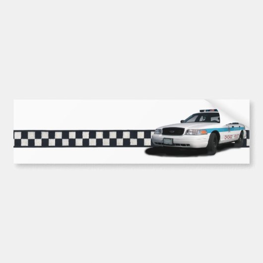 Bumperstickers voor Squad Checkerband (Voorkant)
