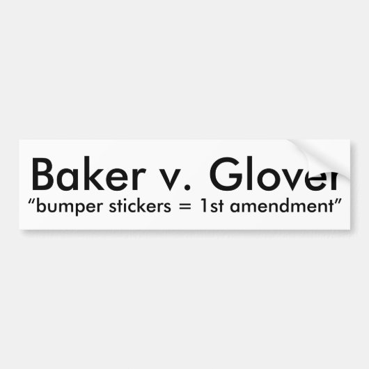 Bumperstickers zijn legaal (Voorkant)