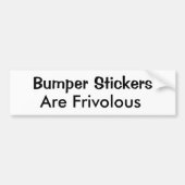 Bumperstickers zijn vriendelijk (Voorkant)