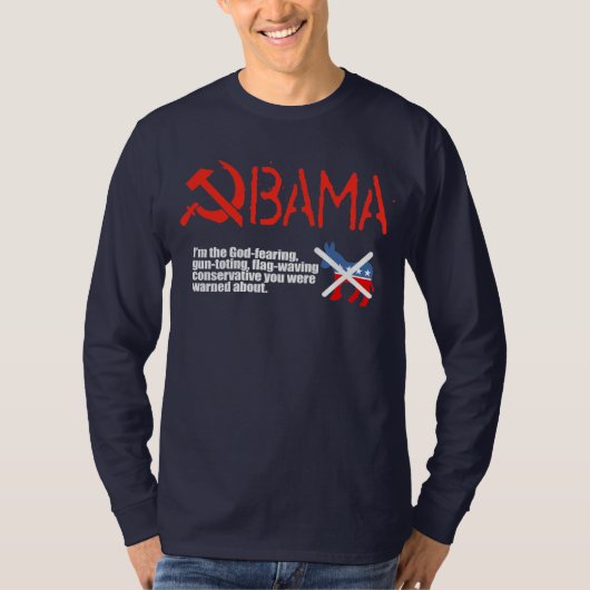 BUMPERTEMPLATE - God gevreesd voor conservatieve b T-shirt (Voorkant)