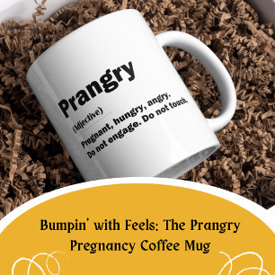 Bumpin' with Feels: De Prangry Zwangerschap Koffiemok