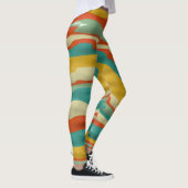 Bumps abstract ontwerp leggings (Rechts)