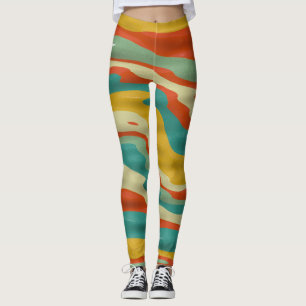 Bumps abstract ontwerp leggings