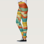 Bumps abstract ontwerp leggings (Links)
