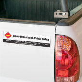 bumpstickermelding bumpersticker (Op Truck)