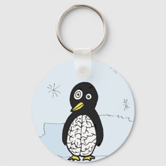 Bumpy Brains Penguin Sleutelhanger (Voorkant)