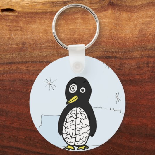Bumpy Brains Penguin Sleutelhanger (Voorkant)