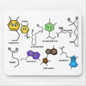 Bumpy Neurotransmitters Muismat (Voorkant)