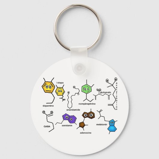 Bumpy Neurotransmitters Sleutelhanger (Voorkant)