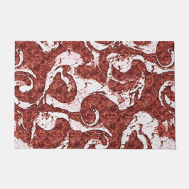 Bumpy rotsachtige koraal en witte vlekken deurmat