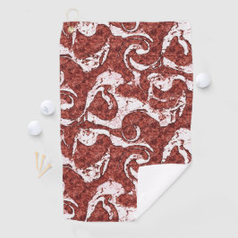 Bumpy rotsachtige koraal en witte vlekken golfhanddoek