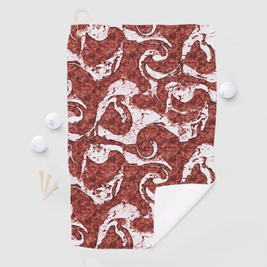 Bumpy rotsachtige koraal en witte vlekken golfhanddoek (Insitu)