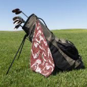 Bumpy rotsachtige koraal en witte vlekken golfhanddoek (Groen)