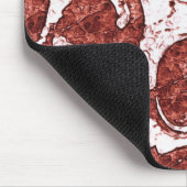 Bumpy rotsachtige koraal en witte vlekken muismat (Hoek)