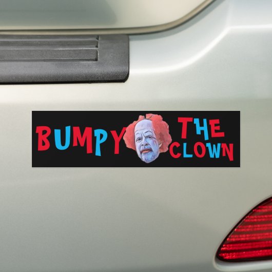 Bumpy the Clown Bumpersticker (Op auto)