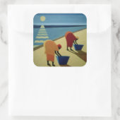 Bums 1997 vierkante sticker (Tas)