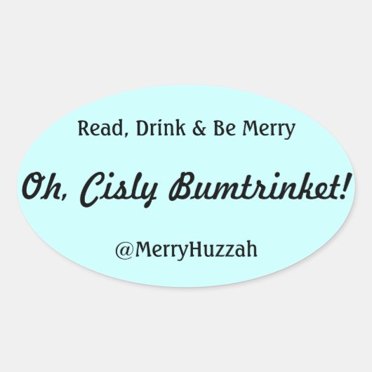 Bumtrinket Shoemaker's Vakantie Sticker (Voorkant)