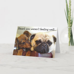 Bumwonnot card: Heard you verlit feeling well Kaart