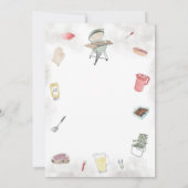 Bun and Burger Baby Shower Kaart (Achterkant)