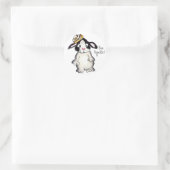Bun Appetite- Cartoon Konijn Sticker (Tas)