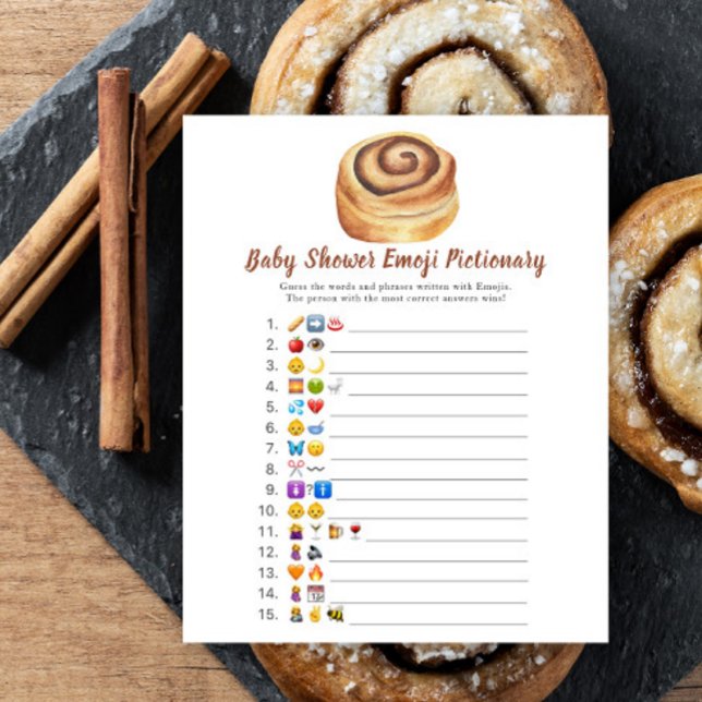 Bun baby shower Emoji afbeelding spel (Creator heeft geüpload)