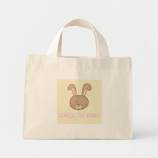 Bun Bun de Bunny Canvas tas (Voorkant)