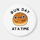 Bun Day in een tijd grappig voedselpakket Magneet (Voorkant)