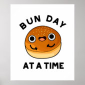 Bun Day in een tijd grappig voedselpakket Poster (Voorkant)
