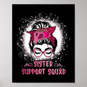 Bun Gl Sister Support Squad Borstkanker Awarenen Poster