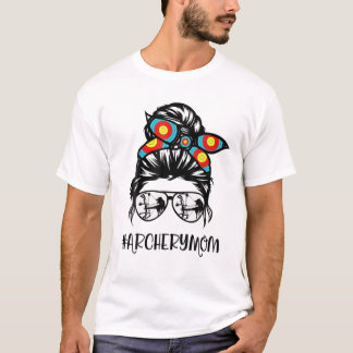Bun Hair Glasses moeder D T-shirt