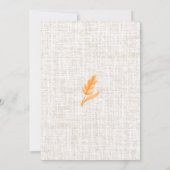 Bun in de oven Baby shower Brood Glimlach Kawaii Kaart (Achterkant)