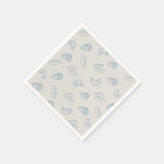 Bun in de oven Baby shower rustieke broodservetten Servet (Hoek)