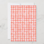 Bun in de oven Baby shower Schattige Brood Red Gin Kaart (Achterkant)