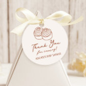 Bun in de Oven Bakery Baby shower Dank u Bedankjes Labels