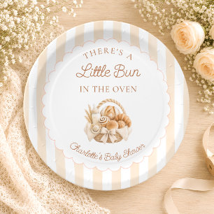 Bun in de Oven Bakkerij Brood Baby Shower Papieren Bordje