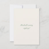 Bun in de oven bedankje bedankkaart (Achterkant)