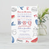 Bun in de Oven, Burgers op het Baby shower van de  Kaart (Staand voorkant)