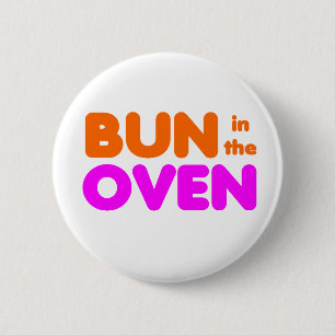 Bun in de Oven-Button Ronde Button 5,7 Cm