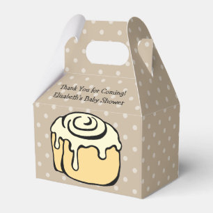 Bun in de Oven Cute Modern Baby shower Boy / Girl Bedankdoosjes