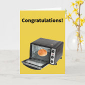 Bun in de Oven - Gefeliciteerd met je zwangerschap Kaart (Gele Bloem)